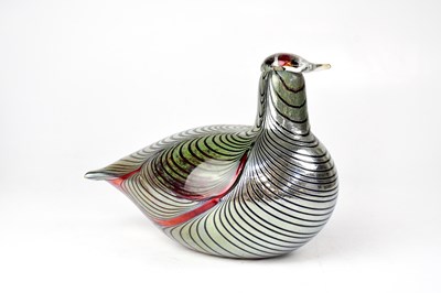 Lot 706 - OIVA TOIKKA FOR IITTALA; a hand glass Northern...