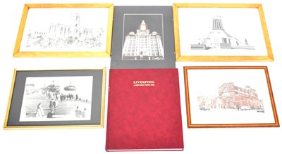 Lot 469 - Eleven prints and reproduced photographs of...