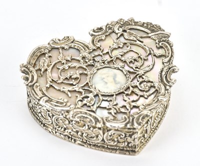 Lot 340 - A late Victorian hallmarked silver and mother...