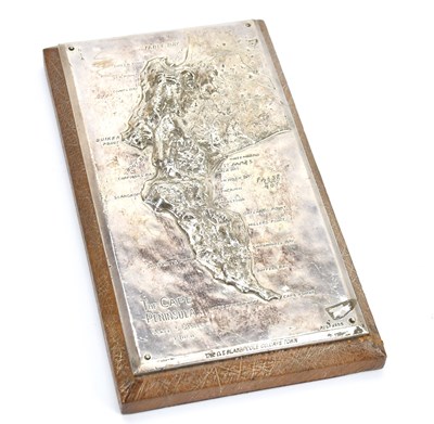 Lot 172 - A decorative paperweight, 'The Cape Peninsula',...