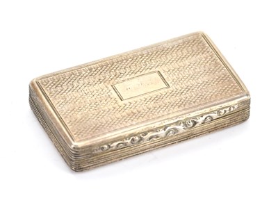 Lot 351 - FRANCIS CLARK; a George IV hallmarked silver...