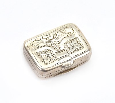 Lot 372 - LEE & CLARK; a George IV hallmarked silver...