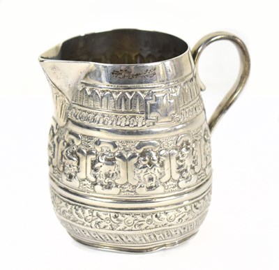 Lot 1188 - HENRY HOLLAND; a Victorian hallmarked silver cream jug