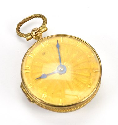 Lot 352 - A 19th century gilt metal novelty vinaigrette...