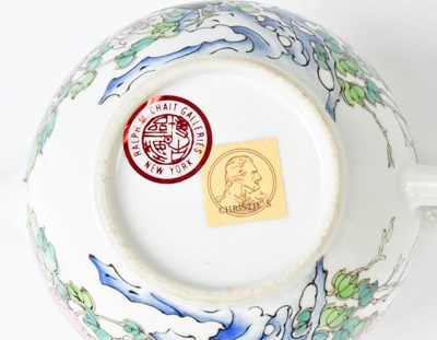 Lot 246 - A Chinese Chenlung Famille Rose teapot painted...