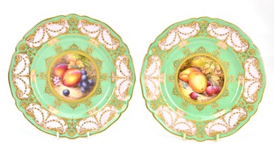 Lot 1497 - RICHARD SEABRIGHT FOR ROYAL WORCESTER; a pair...