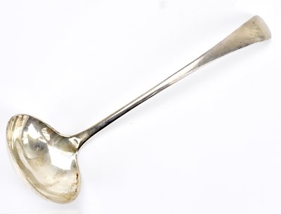 Lot 248 - A hallmarked silver ladle