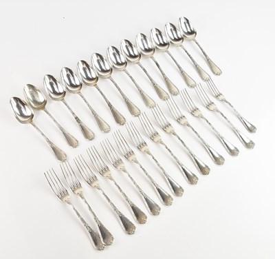 Lot 164 - CHRISTOFLE; a collection of plated cutlery...