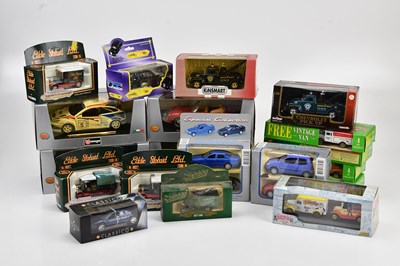 Lot 2033 - A collection of boxed diecast model vehicles...
