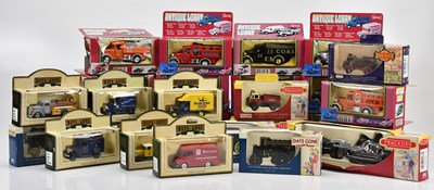 Lot 2034 - A collection of boxed diecast model vehicles,...