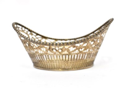 Lot 851 - A sterling silver pierced lozenge-shaped...
