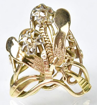 Lot 647 - IRENE 'NIX' HOPKINS (NÉE PRESTON); a 9ct gold...