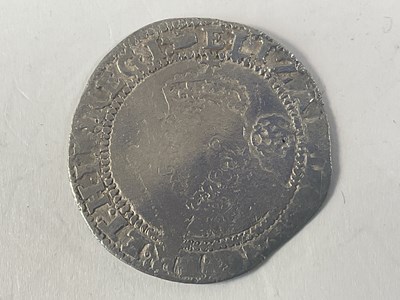 Lot 502 - An Elizabeth I hammered silver sixpence, 1590.