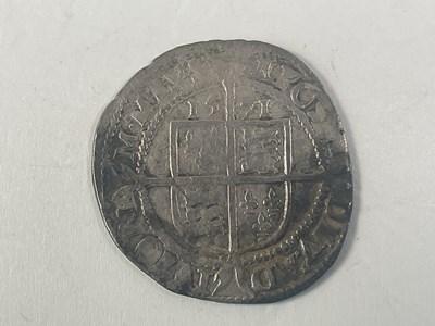 Lot 506 - An Elizabeth I hammered silver sixpence, 1571.