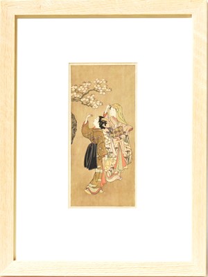 Lot 233 - 19TH CENTURY JAPANESE SCHOOL; woodblock print,...