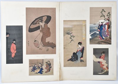Lot 239 - JAPANESE SCHOOL; eight woodblock prints...