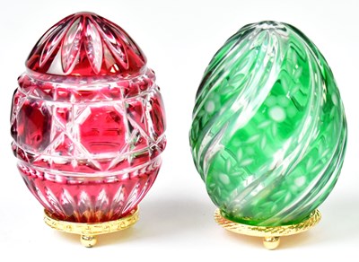 Lot 282 - FABERGÉ; a pair of Fabergé Imperial Collection...