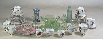 Lot 261 - ROYAL STAFFORD; a floral part tea service,...