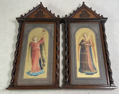 Lot 404 - UNATTRIBUTED; a pair of prints of musical...