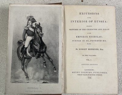 Lot 453A - ROBERT BREMNER; Excursions in the Interior of...