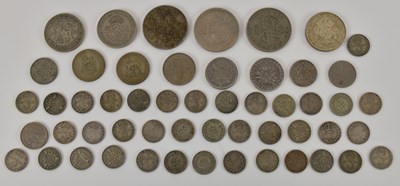 Lot 1586 - A quantity of pre-decimal GB silver, half...