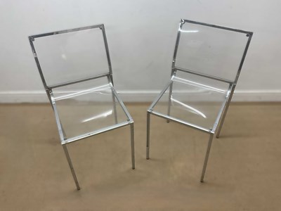 Lot 835 - A pair of modernist 20th century design chairs,...