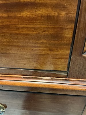Lot 34 - An early 19th century Georgian mahogany chest...