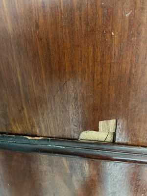 Lot 34 - An early 19th century Georgian mahogany chest...