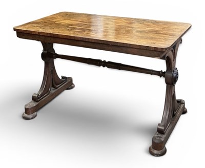 Lot 47 - A mid to late 19th century rosewood...