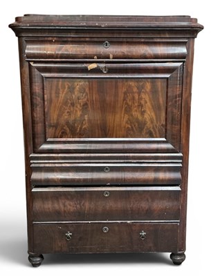 Lot 22 - A large 18th/19th century French mahogany...
