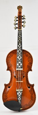 Lot 2 - TORLEIV FRØYSAA; a Hardanger fiddle with...
