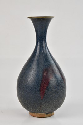 Lot 1152 - A Chinese Jun kiln blue glaze porcelain vase...
