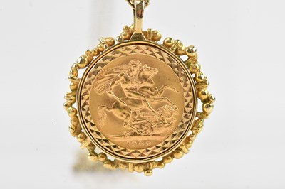 Lot 251 - An Elizabeth II full sovereign, 1962, in a 9ct...