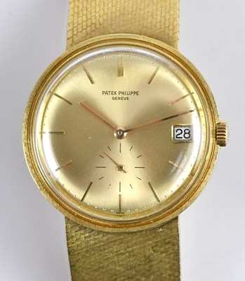 Lot 1115 - PATEK PHILIPPE; a gentleman's 18ct gold cased...