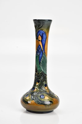 Lot 1374 - RACHEL BISHOP FOR MOORCROFT; a squat vase with...