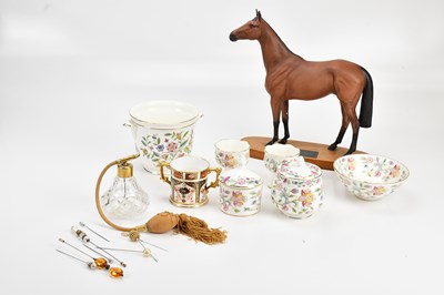 Lot 1364 - BESWICK; a model 'Red Rum', height 31cm, a...
