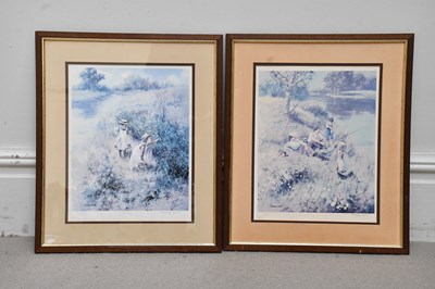 Lot 1038 - JOHN SEEREY-LESTER (B.1945); pair of pencil...