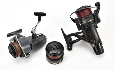 Lot 750 - SHIMANO; a Carbomatic CT4000X spinning reel, a...
