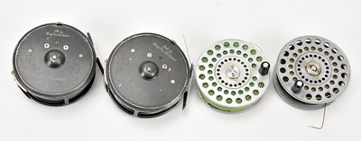 Lot 745 - HARDY; two St Andrews spinning reels and two...