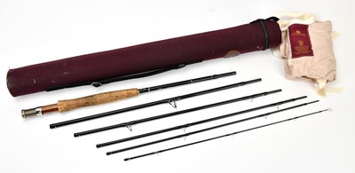 Lot 715 - HARDY; a Gem six piece smuggler fishing rod in...