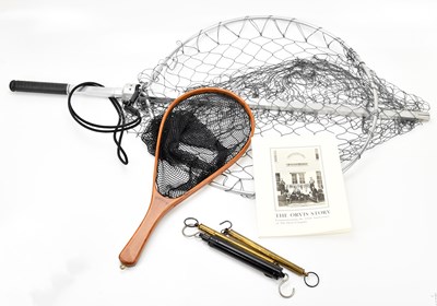 Lot 751 - WHITLOCK; a landing net, and another example,...