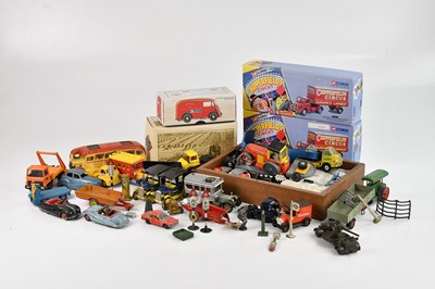 Lot 2366 - A collection of diecast toys including Corgi...