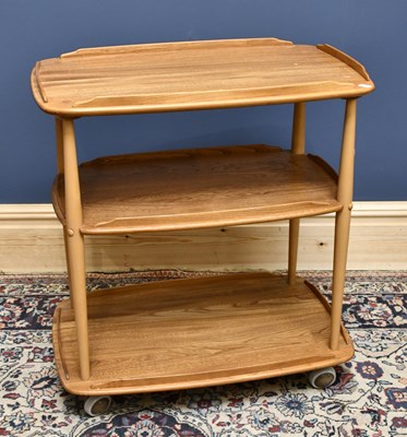 Lot 1432 - ERCOL; a mid 20th century ash and beech three...