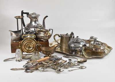 Lot 172 - A collection of 19th century and later silver...