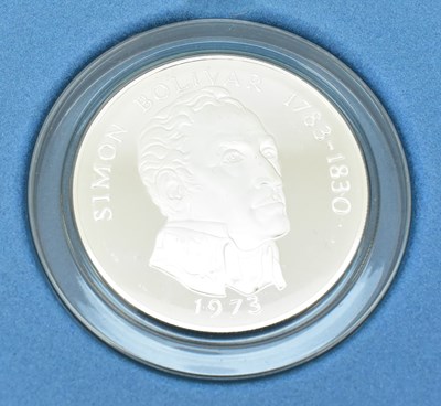 Lot 1588 - THE FRANKLIN MINT; a 1973 sterling silver...