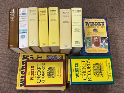 Lot 358 - WISDEN; a collection of five anthologies, and...