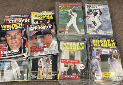 Lot 359 - A collection of Wisden cricket magazines, 1987-...
