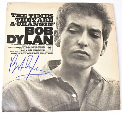 Lot 348 - BOB DYLAN; LP, 'The Times They Are A-Changin',...