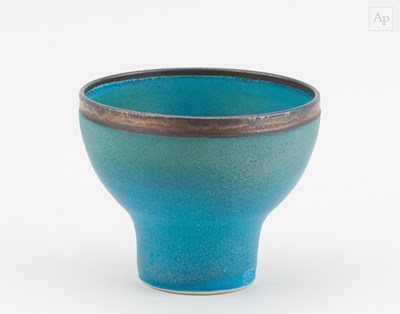 Lot 1 - ABDO NAGI (1941-2001); a porcelain cup covered...