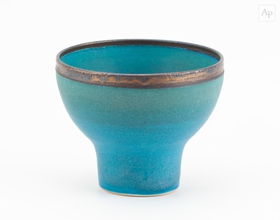 Lot 1 - ABDO NAGI (1941-2001); a porcelain cup covered...